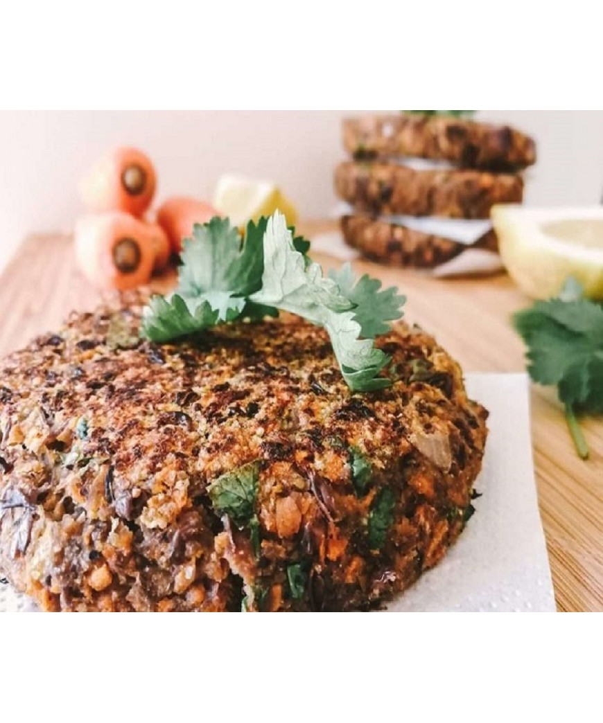 Vegano Hamb&uacute;rguer de Feij&atilde;o